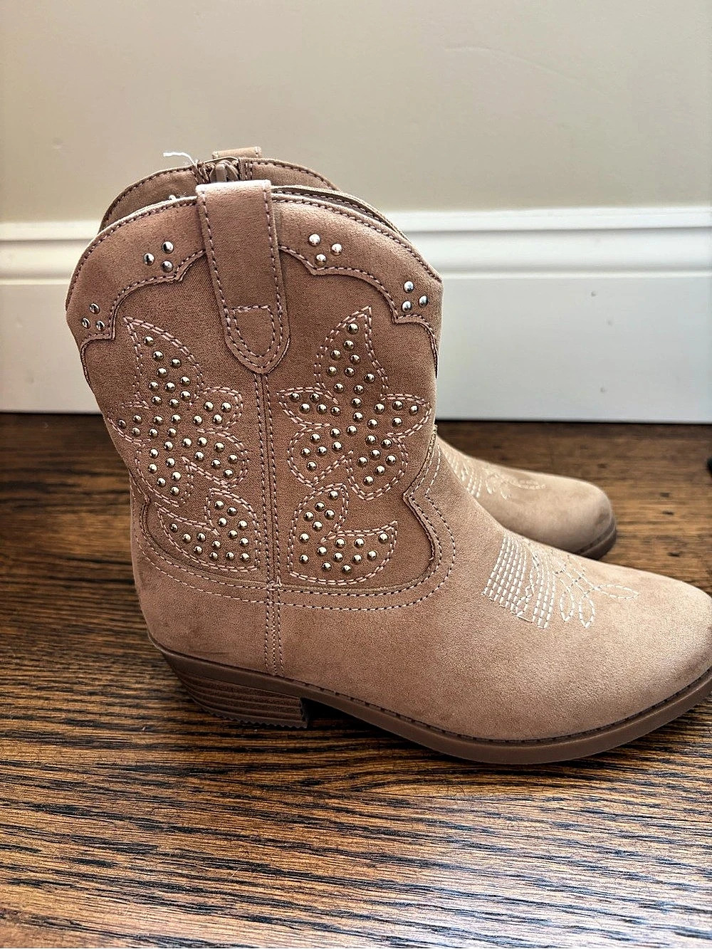 Western Ankle Boots in Brown - New